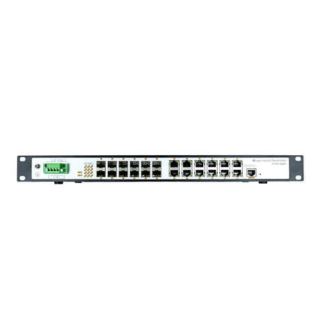 W3124-12GE12GF-I 10/100/1000Mbps 24-Port Managed Gigabit Industrial Ethernet Switches (Fanless, IP40, -40~85℃)