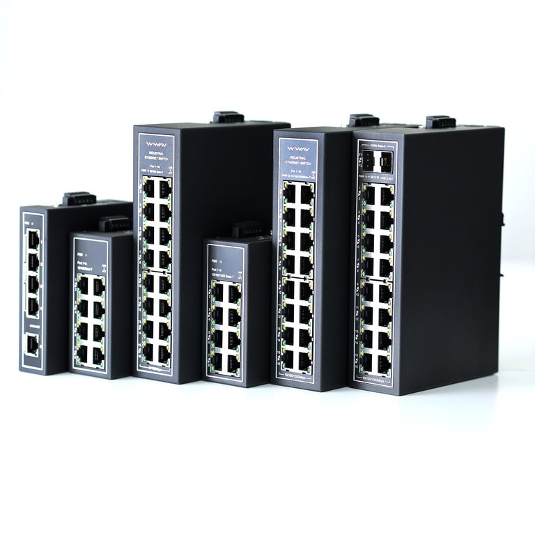 WDH-5ET-DC Commutateurs Ethernet industriels à 5 ports 10/100 Mbps (homologués UL, sans ventilateur, -30~75°C)
