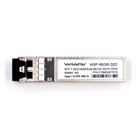 WSF-85GE-02D 1.25Gb/s 850nm/550M/DDM Multi-mode SFP Transceiver